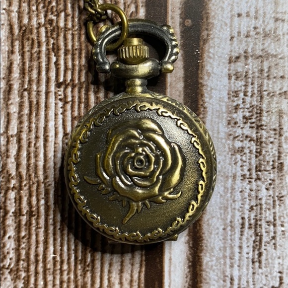Precious Rose Encrusted Pocketwatch​ - Picture 2 of 7